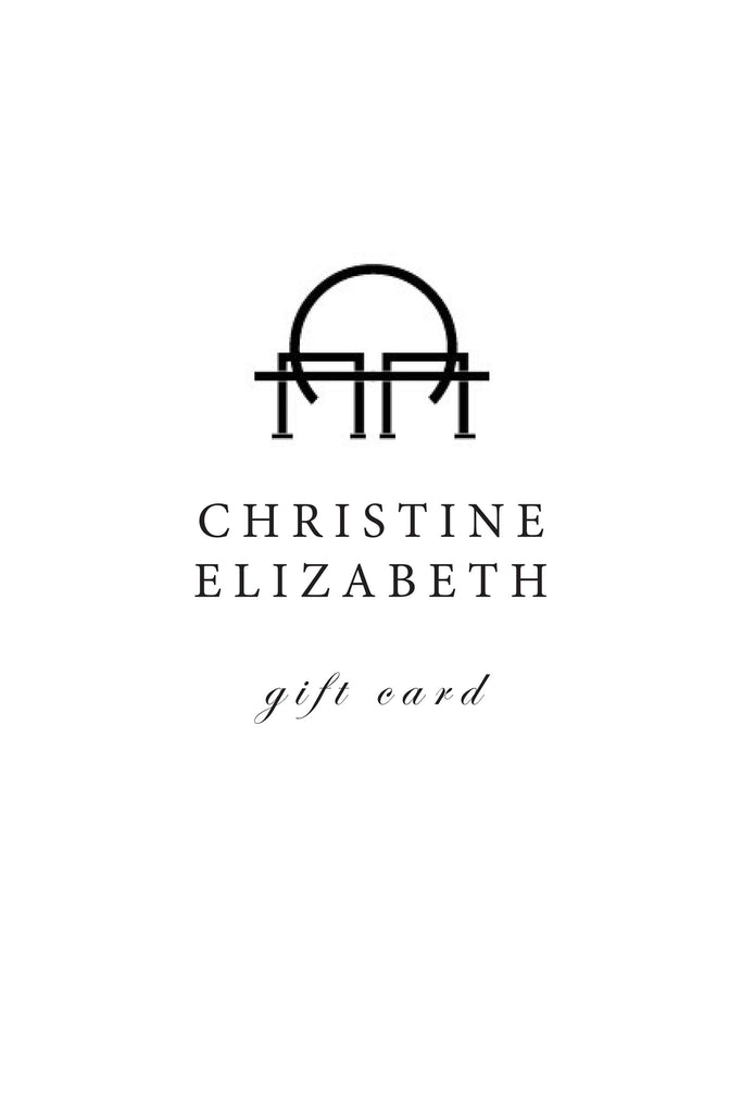 Christine Elizabeth Digital Gift Card