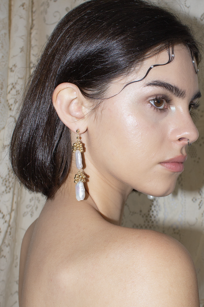 Eyelet earrings discount