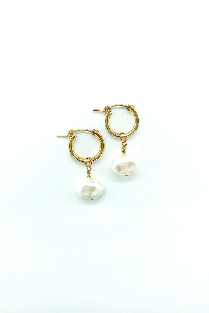 dainty pearl earrings for gifts