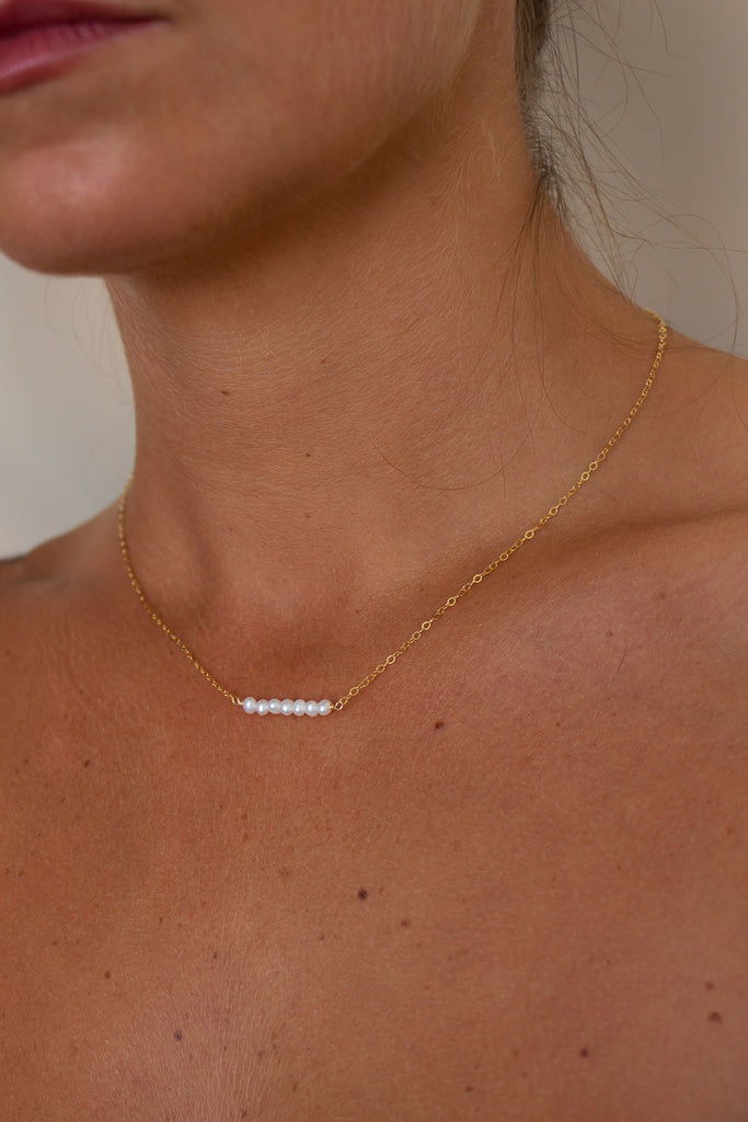 Pearl Bar Necklace