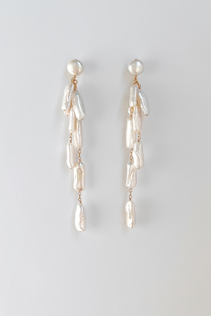 Cascading Plume Earrings