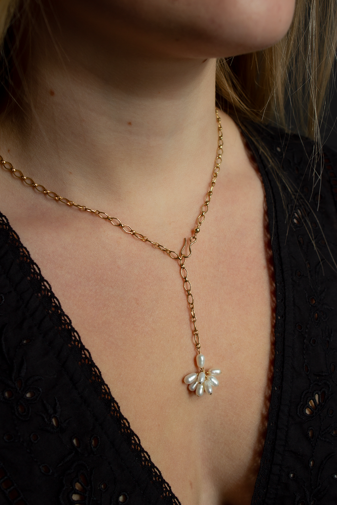 Fleurette Droplet Necklace