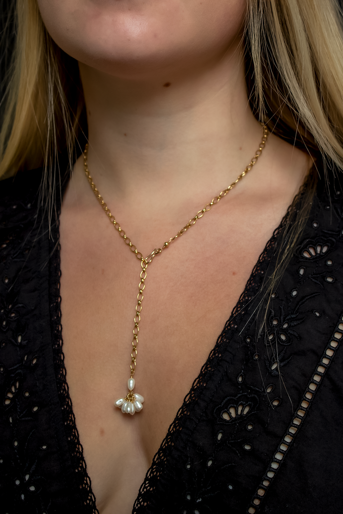 Fleurette Droplet Necklace