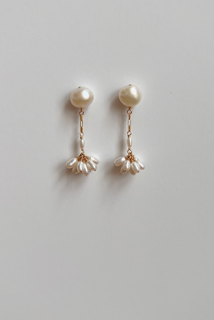 Fleurette Dangle Post Earrings