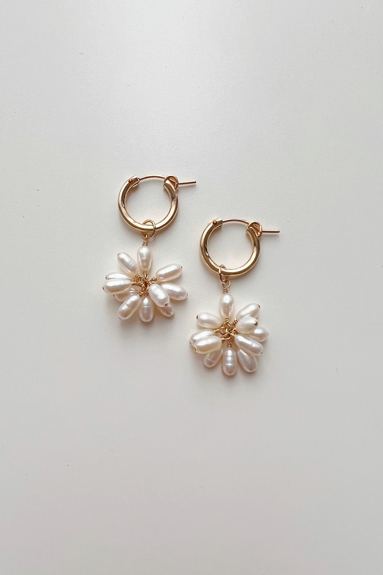 Fleurette Mini Hoop Earrings