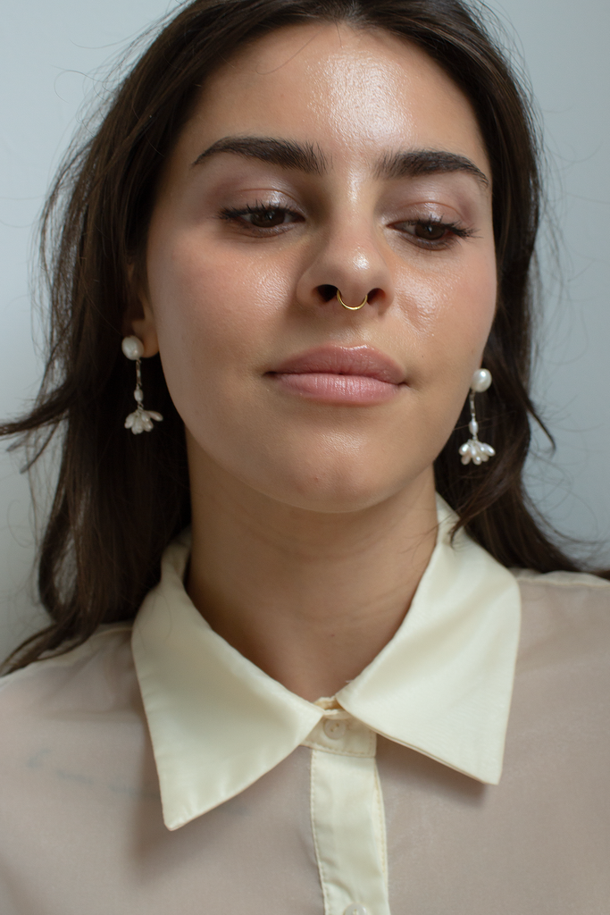 Fleurette Dangle Post Earrings
