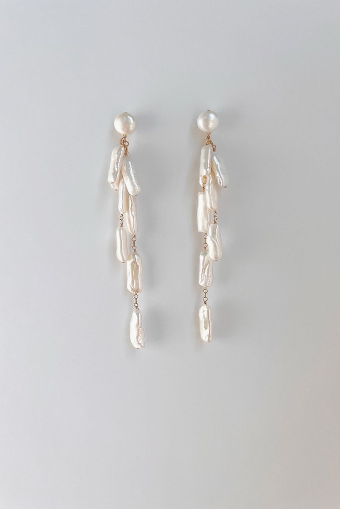 Cascading Plume Earrings