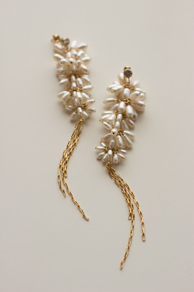 Fleurette Tassel Earrings