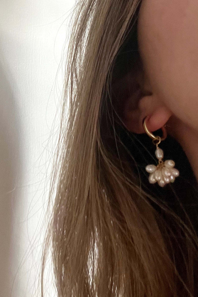 Fleurette Mini Hoop Earrings