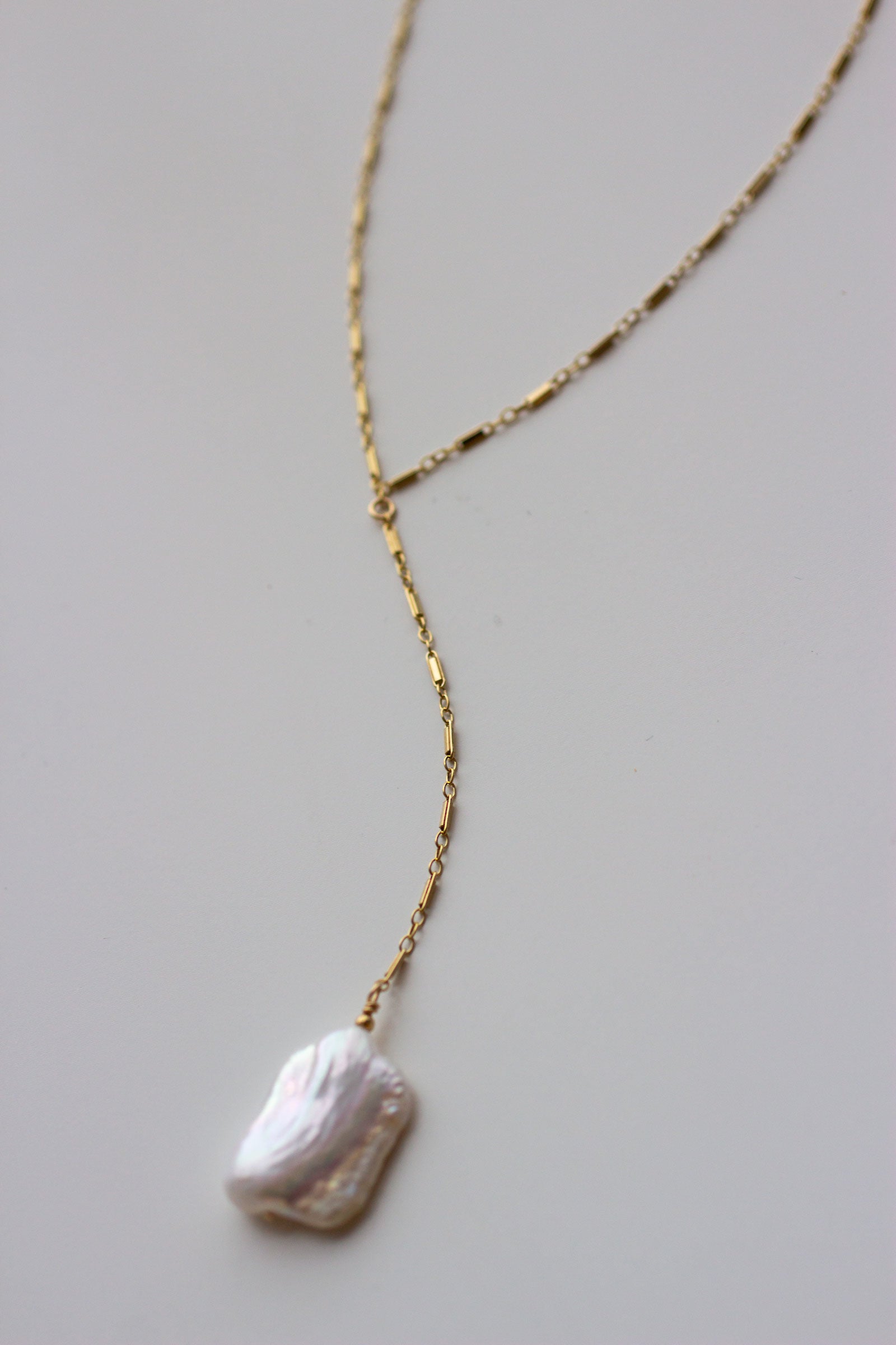アクセサリー sCenes Special Small Keshi Necklece ST7 Small Grey Keshi Pearl Necklace