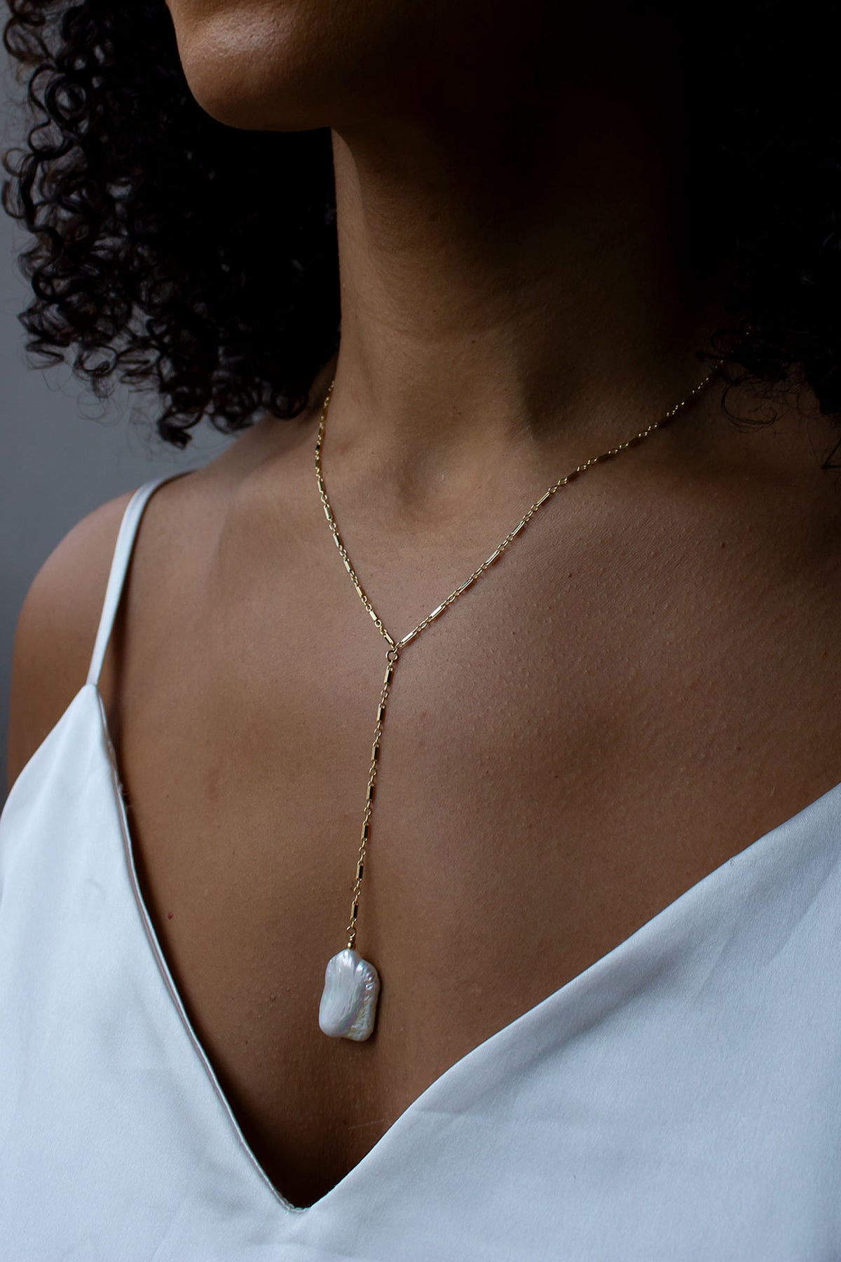 Dainty sales y necklace