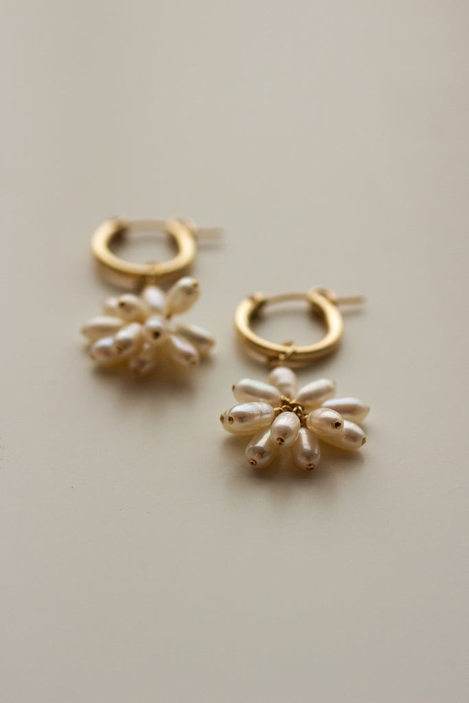 Fleurette Mini Hoop Earrings
