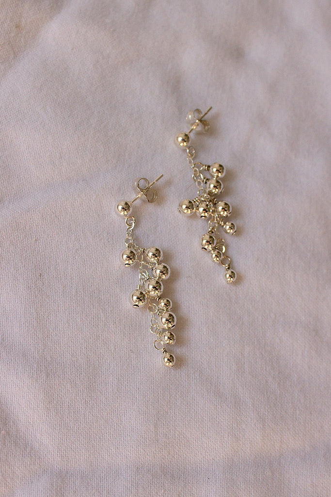 Silver Dust Petite Earrings